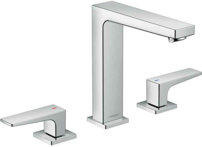 Hansgrohe Metropol 160 Waschtischarmatur 32515000 chrom, 3 Loch Waschtischarmatur, Zungengriff