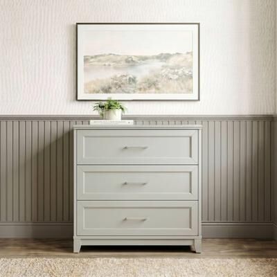 "Martha Stewart Wooden 3-Drawer Cabinet with Premium Hardware - 31.5""W x 16.75""D x 34.25""H"