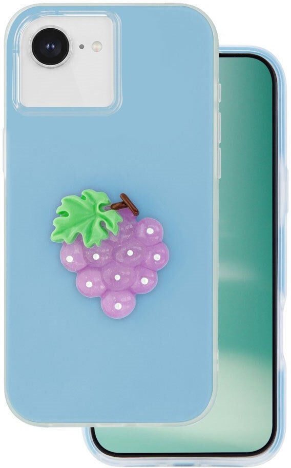 iPhone 17e / 16e TFO 3D Frugt Case - Vindruer
