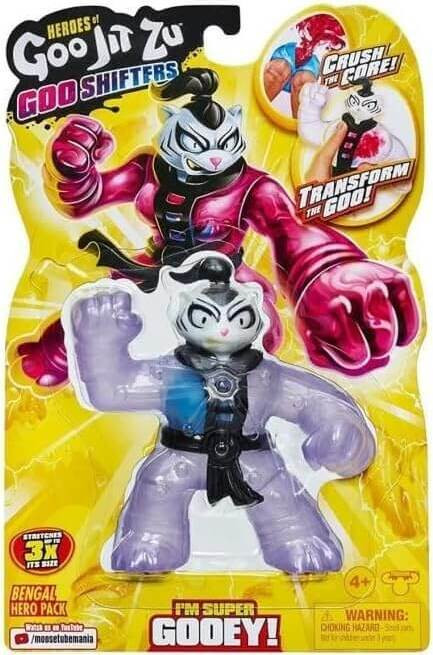 Moose Toys Heroes of Goo Jit Zu Goo Shifters Heldenpakket Bengal