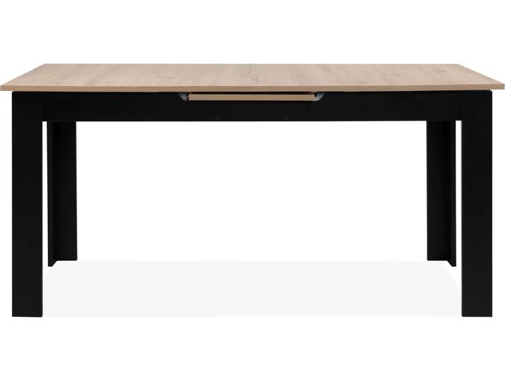 finori Birmingham 80B Auszugstisch, Nachbildung Artisan Oak / schwarz Maß: B x H x T ca. 160-200 x 75 x 80 cm