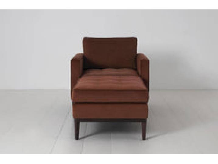 Chaiselongue Model 02, Ziegelrot