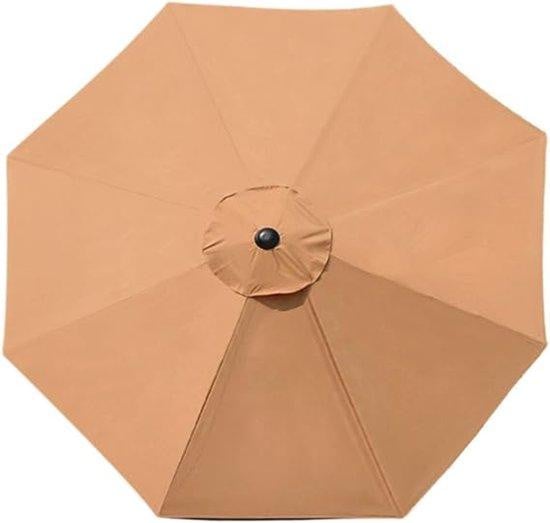 Famanu vervangdak voor parasol met 8 baleinen - Khaki