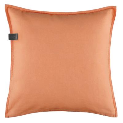 Dekokissen "Play", orange (orange, unifarben), B:38cm L:38cm, Baumwolle, Leinen, SCHÖNER WOHNEN-KOLLEKTION, Dekokissen_Sitzkissen_Kissenhüllen, aus edlen Naturmaterialien