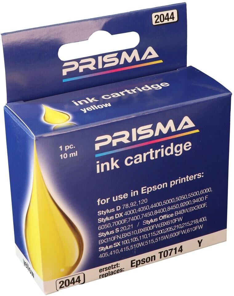 PRISMA 2044 Druckerpatrone für Epson Tintenstrahldrucker, yellow, 10 ml