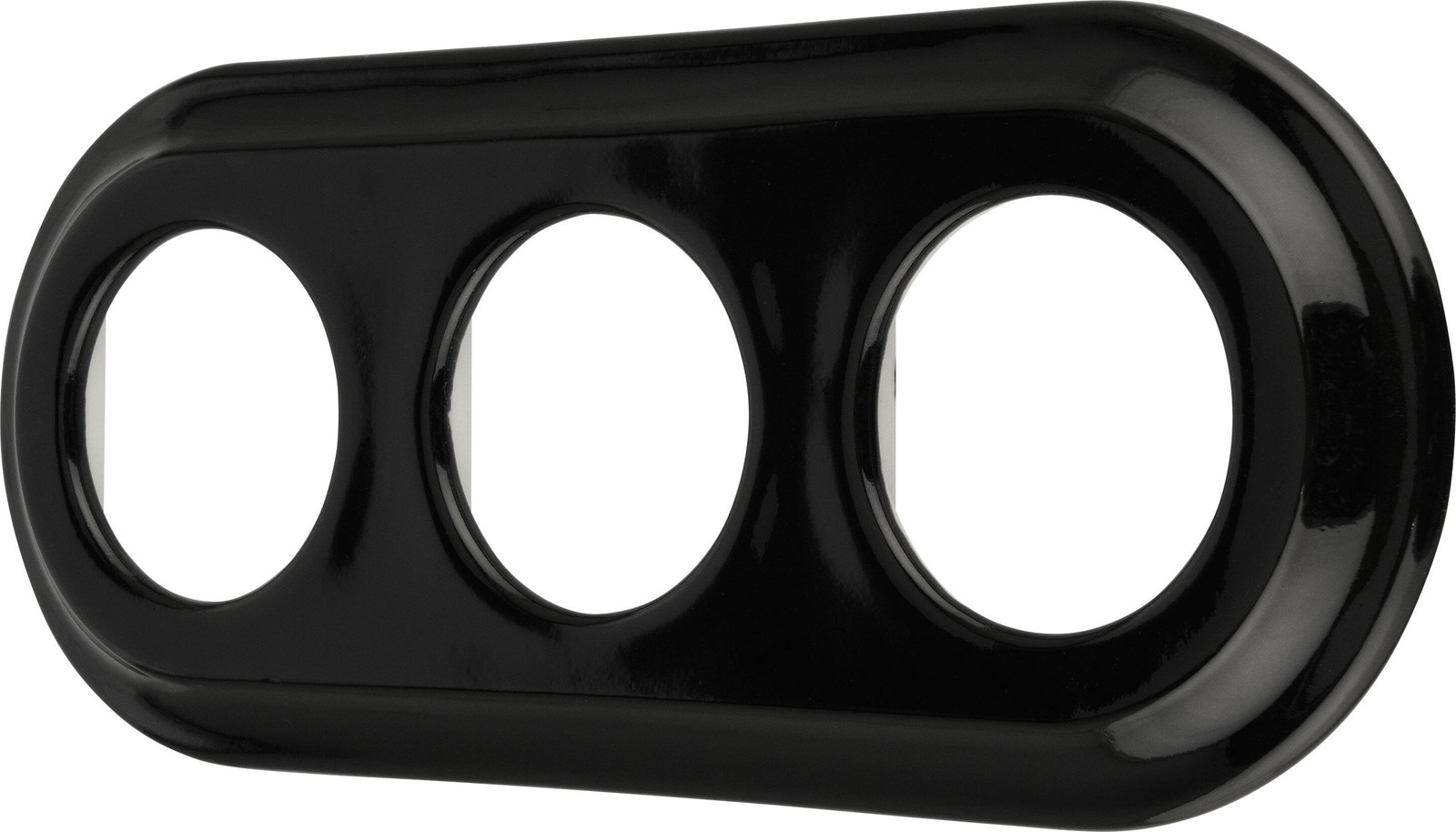 ADAKAT Porseleinen retro fotolijst model PR1, 3-delig, zwart