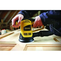STANLEY Exzenterschleifer 480W, 125 mm, Koffer