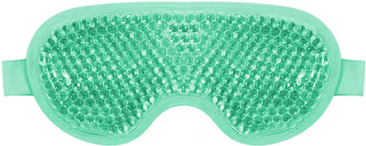 Inspire Essentials CoolEase Gel Cooling Face And Eye Mask Hot Cold Compress Pack 1pc eye Mask green