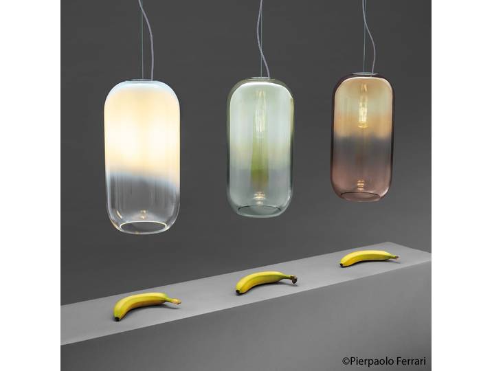 Gople Pendelleuchte Blue Sapphire - Artemide - Wohnzimmer - Design - Glas - Einflammig