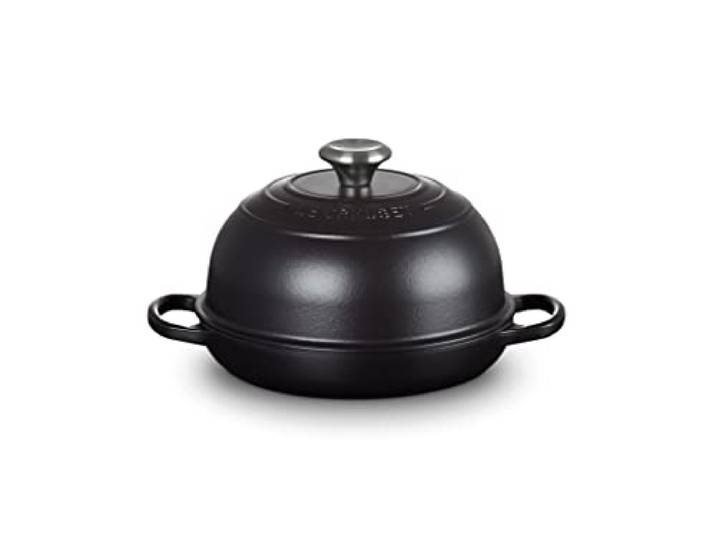 Le Creuset Signature Gusseisen Brot Bräter, 24cm, Schwarz Matt, 21301240000430