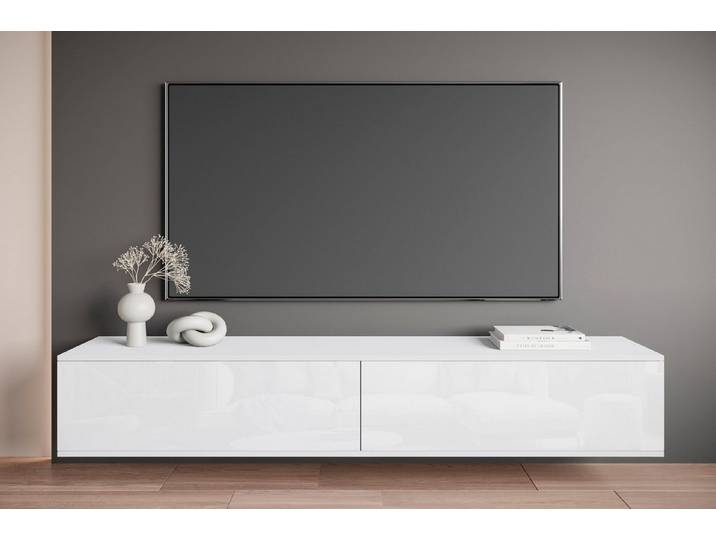 OTTO home Lowboard Kenia (1 St), 2 Klappen – flexibel hängend oder stehend montierbar