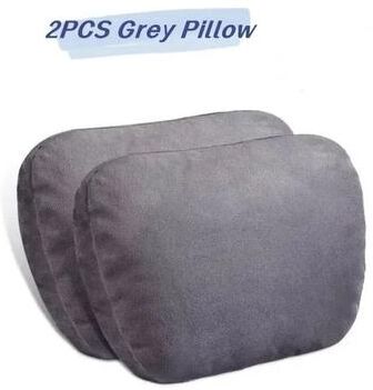 Uplifted Finds Universal Memory Cotton Cervical Calibration And Ergonomic Interface 2 Pcs Grey Pillow