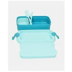 6x Curver Lunchbox with towels Lunch container - blue - universal, Lunchbox, Blau