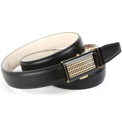 Ledergürtel ANTHONI CROWN, Damen, Gr. 100, schwarz, Leder, genarbt, unifarben, festlich, Gürtel Ledergürtel, Schließe in Bicolor-Optik