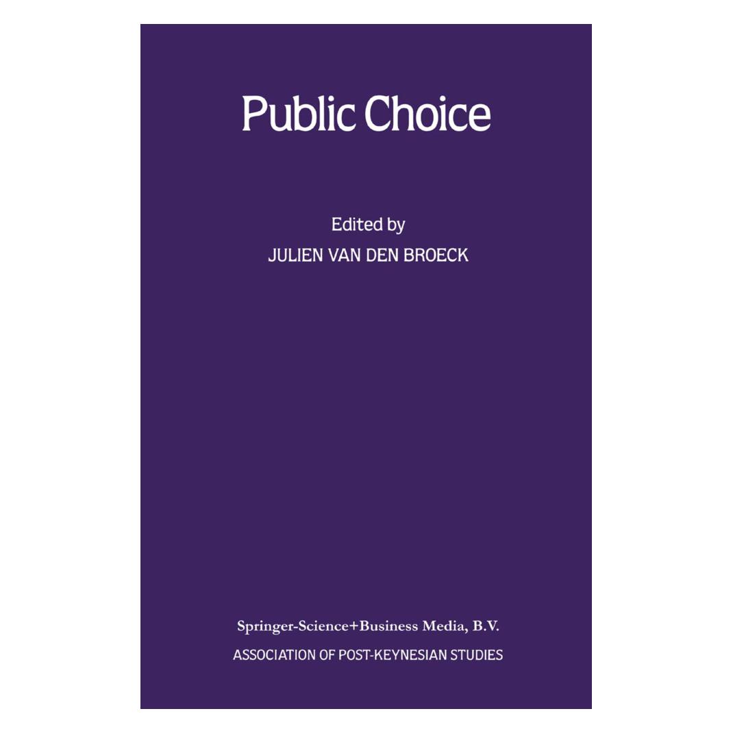 Springer Public Choice (Englisch, Softcover) (55533361)
