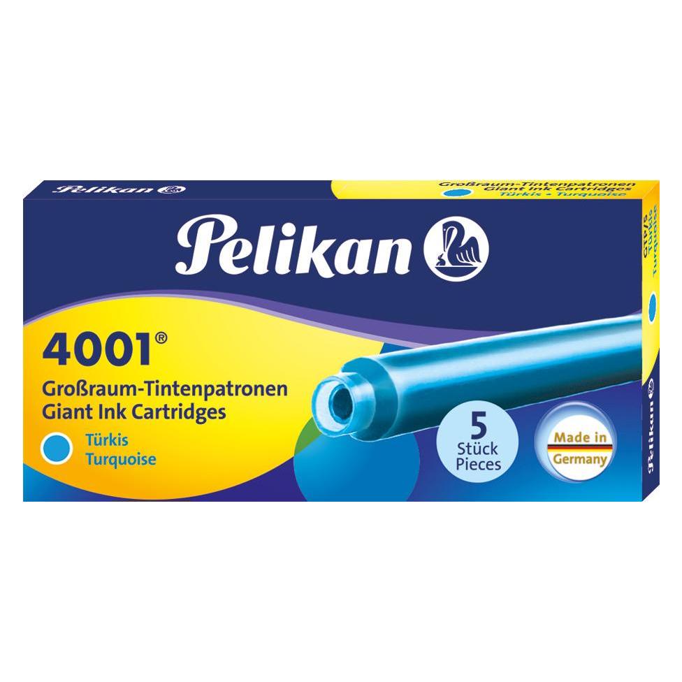 Pelikan Grossraumpatrone (Türkis, 5 Stk.) (310656)