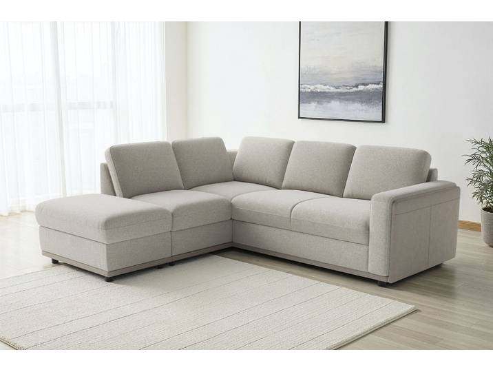 sit&more Cordoba L-Form, B: 232 cm, optional Schlaffunktion & Stauraum Couch mit XXL-Komfort, großzügige Sitzfläche