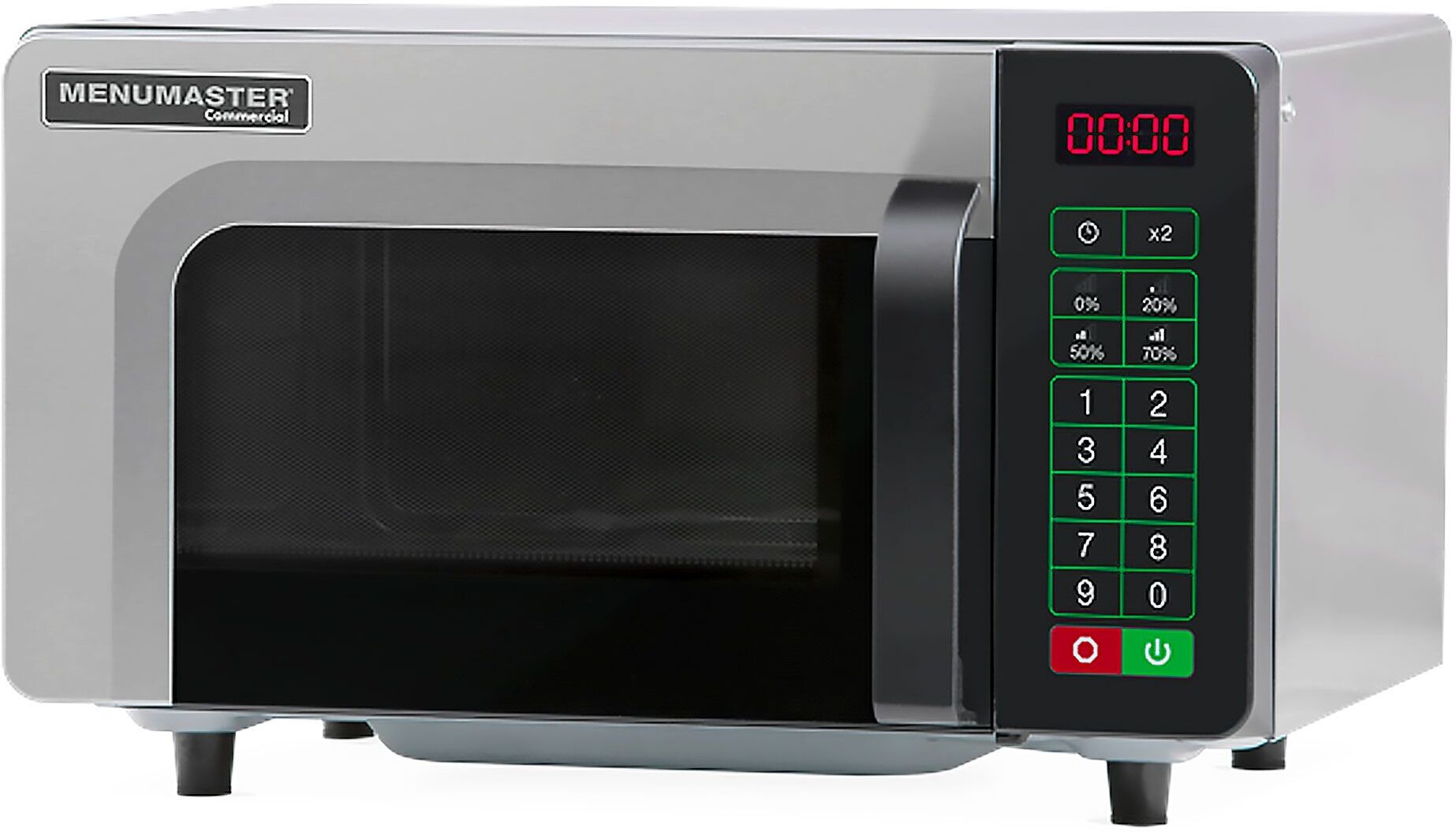 GGM Gastro Magnetron - 23l - 1kW - Digitaal zilver