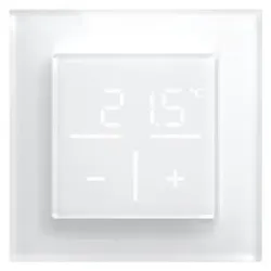 Homematic IP HmIP Set 1xGlasthermostat+ Rahmen 1 Fach, Thermostat, Weiss