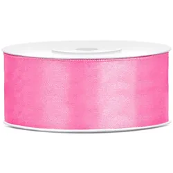 30x Satinband, rosa, 25mm/25m