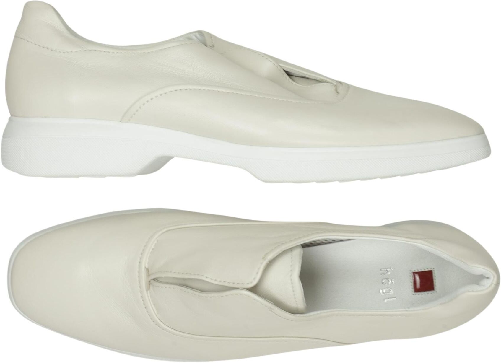 högl Damen Halbschuh, Cremeweiß, Gr. EU 40 (UK 6.5), Leder - Second Hand