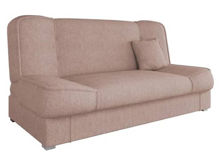Mirjan24 Schlafsofa Gemini mit Bettkasten, 3 Sitzer Sofa, Couch mit Schlaffunktion, Bettsofa Schlafsofa Polstersofa Farbauswahl Couchgarnitur (Enjoy 19)
