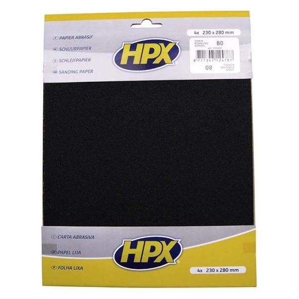 Konjac Sponge HPX sandpapir p80 - 4 stk. (P80) (HPX-235929)