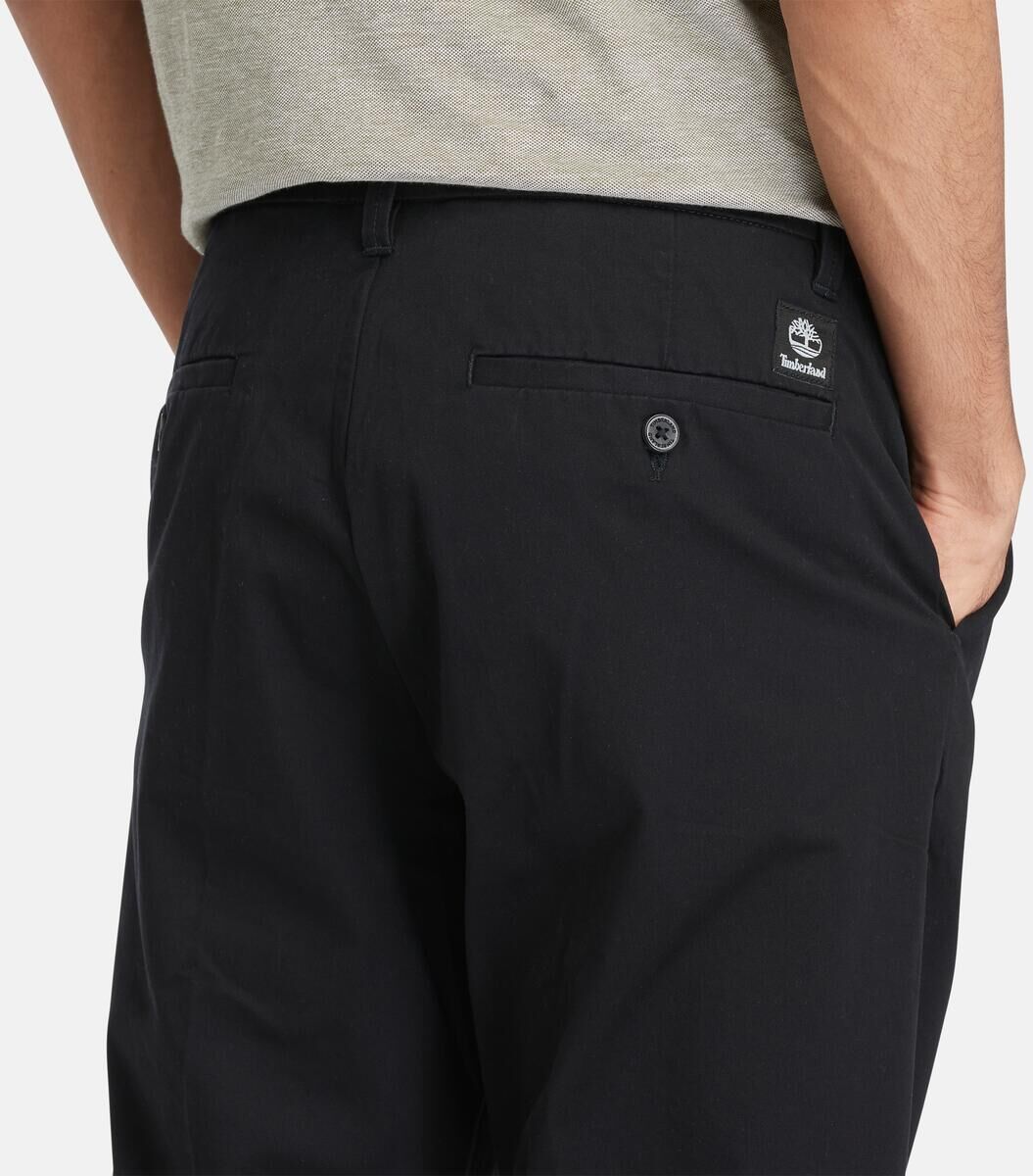 Chinohose TIMBERLAND "CLAREMONT Twill Chino Pant (Straigh", Herren, Gr. 29, Länge 32, schwarz, Obermaterial: 97% Baumwolle, 3% Elasthan, Hosen Chinohose, Twill-Chinohose, mit sportlichem Charakter schwarz 29, Länge 32