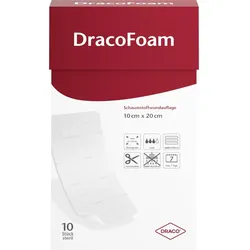 Dracofoam Schaumstoff Wundauflage 10x20cm 10 ST