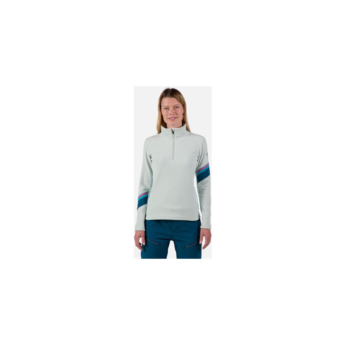 Rossignol W Strawpile Fleece Half Zip steam (23Z) M RLNWL05 23Z00M