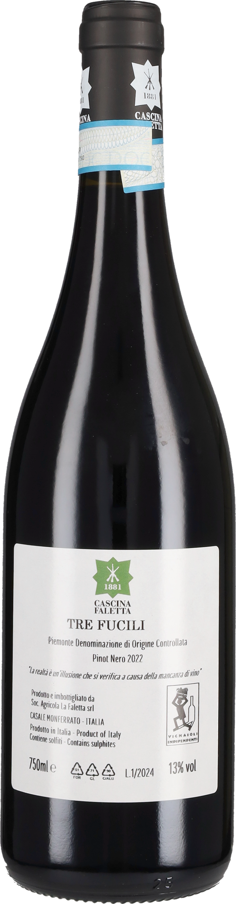 Blauburgunder 'Tre Fucili' Cascina Faletta 2023