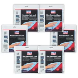 6x LIQUI MOLY 21783 Micro­fa­ser­tuch für Lack - Poliertuch 40 x 40 cm