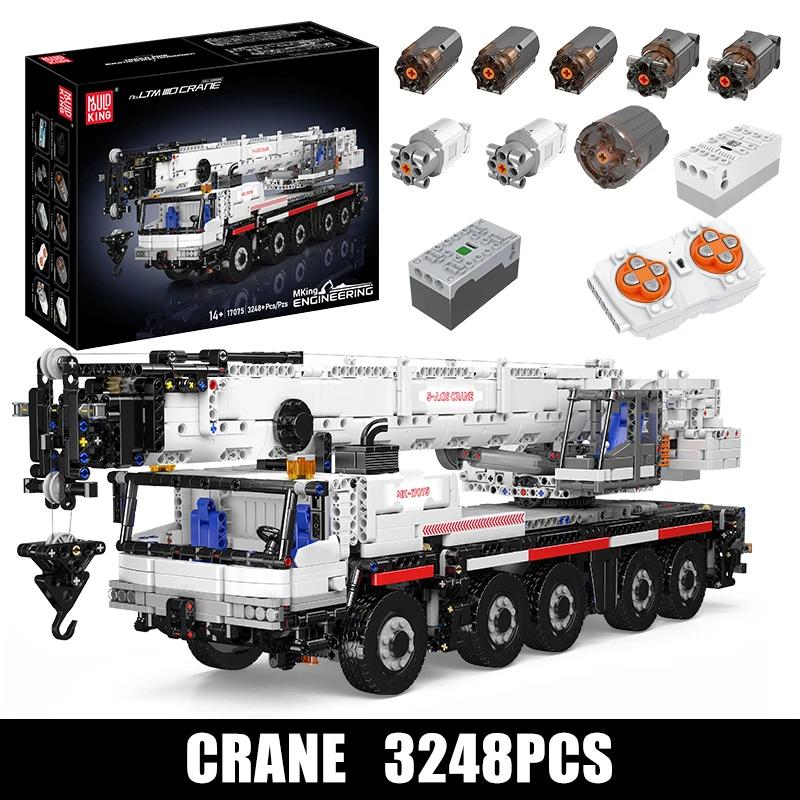 LTM 1110 Mobilkran Bausatz - Modell 17075 - Fernsteuerung - Lithium-Akku - Kleine Bausteine - Originalverpackung - Ab 14 Jahren