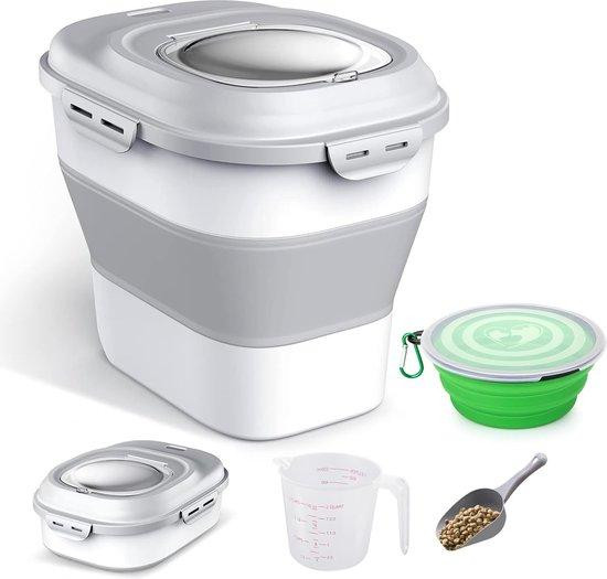 Unyqoos Waterdichte voerbak voor honden en katten, 12-15 kg