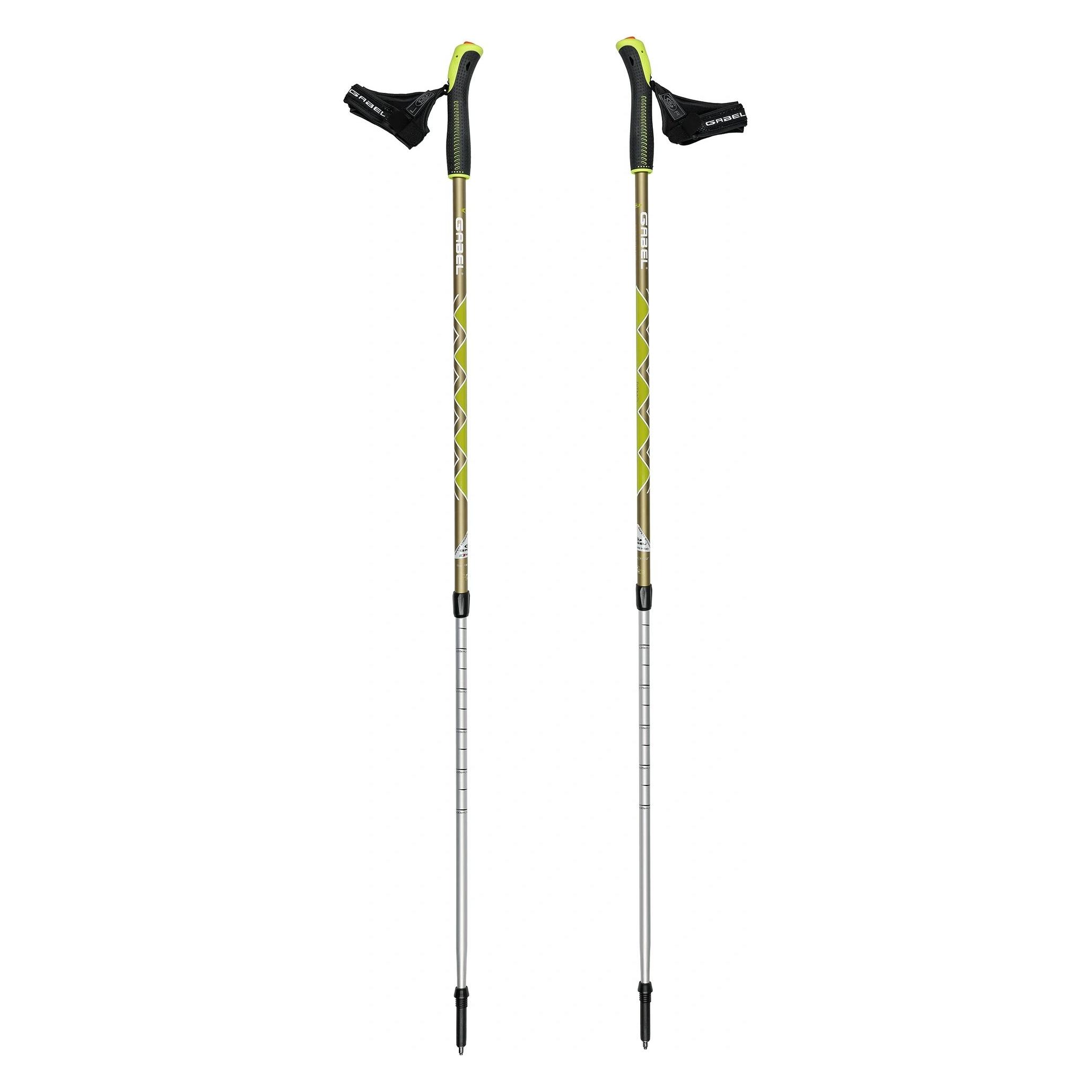 Gabel Poles Trekking-Stock Gabel Ritmo grün 130 cm (2 Stück) (619166)