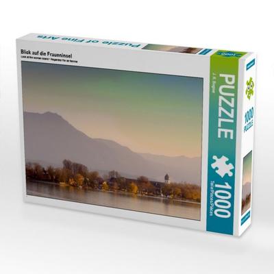 CALVENDO Puzzle Blick auf die Fraueninsel | 1000 Teile Lege-Größe 64 × 48 cm Foto-Puzzle für glückliche Stunden