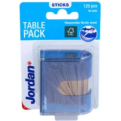 Jordan Zahnhölzer Dental Sticks Tischspender neutral 125 St