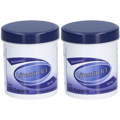 Vitamin B3 Niacinamid 50 mg Gerimed Kapseln 2x 2x180 St