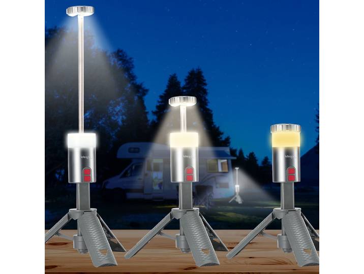 Outdoor LED-Leuchte, 180° drehbarer Lampenkopf, Stativständer
