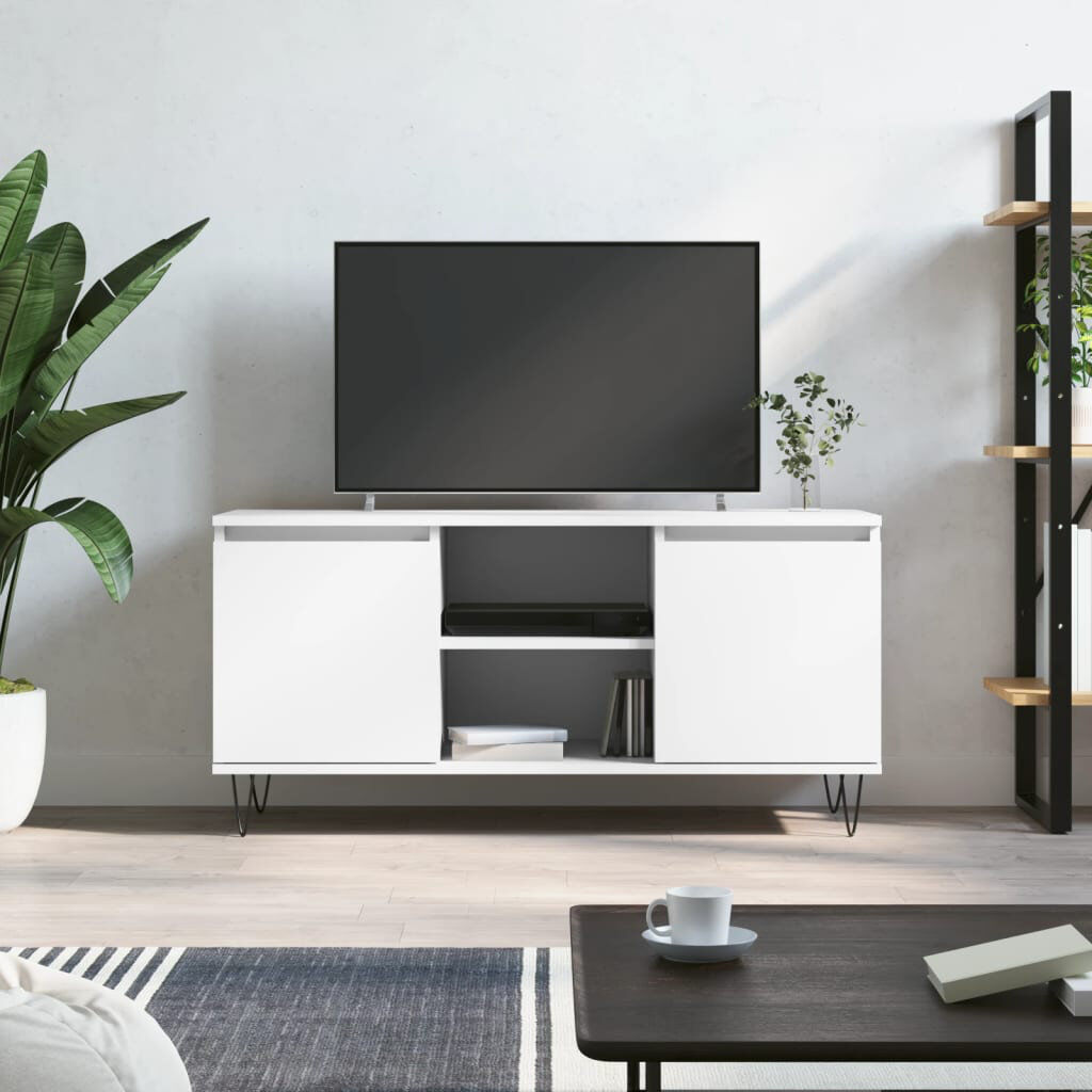 George Oliver Alyssandra TV Stand for TVs up to 43" White 43"
