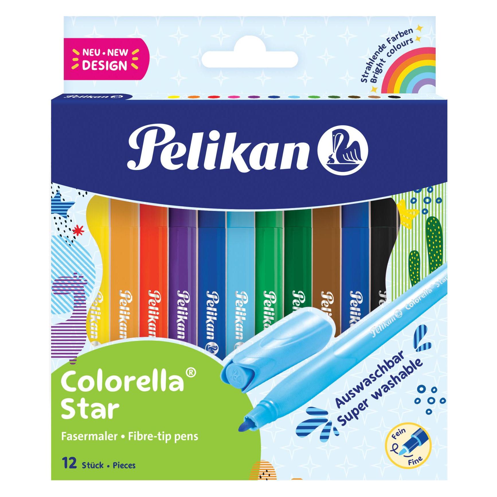 Pelikan 822305 Filzstift Fein Gemischte Farben 12 Stücke (12x) (822305)