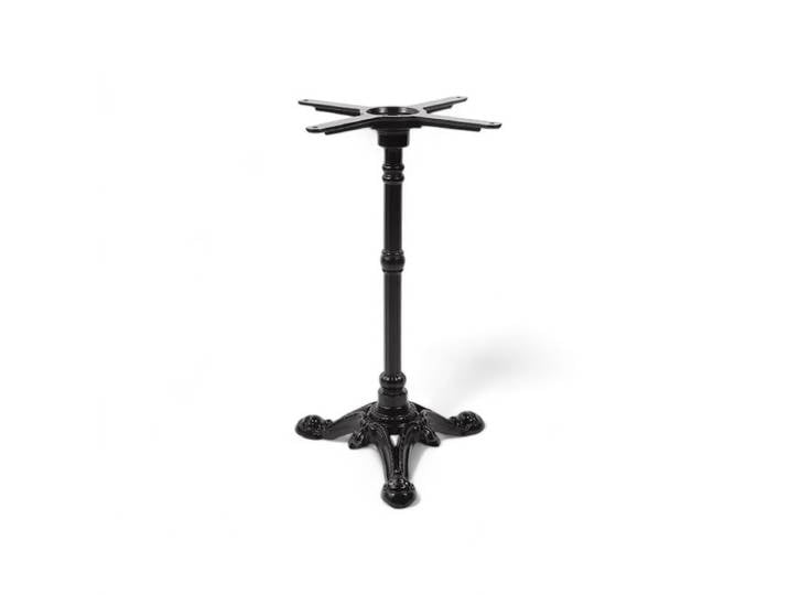 Pied de table BISTROT en fonte - Noir - 3 Branches