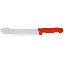 6x Schlachtermesser HACCP Knife, 38,5 cm, rot, Edelstahl, Kunststoff