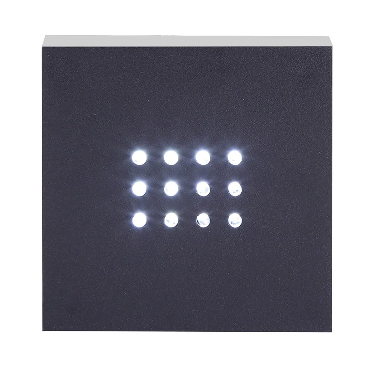 Dailygoods LED Display Stand - Wit - Decoratieve Plastic Display Houder met Accentverlichting voor Slaapkamer en Kantoor