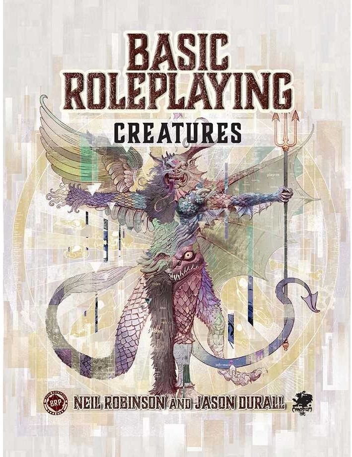 Basic Roleplaying: Creatures by Chaosium (D100-based Roleplaying Game Supplement, Fantasy, Science Fiction Creatures Reference)