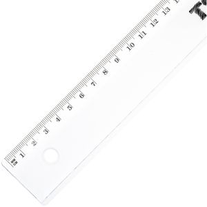 TSI Lineal 46030, 30 cm, Kunststoff, mit Tuschefacette, transparent
