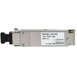 BlueOptics Cisco QSFP-100G-LR4-S kompatibler QSFP28 BO28L13610D, Transceiver, Silber
