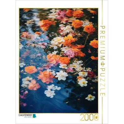 CALVENDO Puzzle Wie der Mond den Ozean beruhigt, so kann deine innere Stille den Geist klären. | 2000 Teile Lege-Größe 90x67cm Foto-Puzzle für