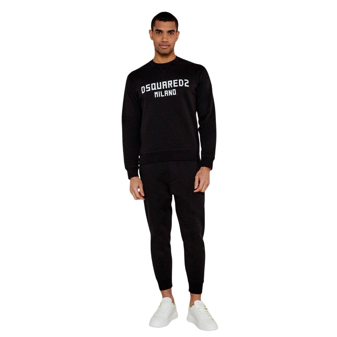 Dsquared2 Milano Logo Zwart Trainingspak