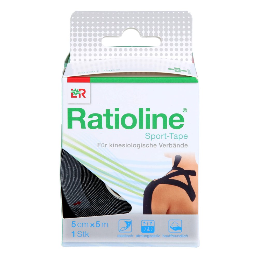 Lohmann & Rauscher GmbH & Co.KG Ratioline Sport-tape 5 Cmx5 M Schwarz 14341495